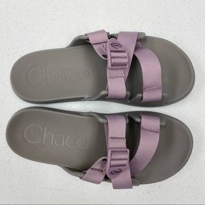Chaco Chillos Slides Womens Size 9 NWOT Color Solid Mauve